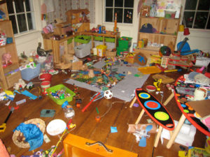 lent messy toy room11 300x225 - Keeping Your Child’s Nursery Safe and Clean